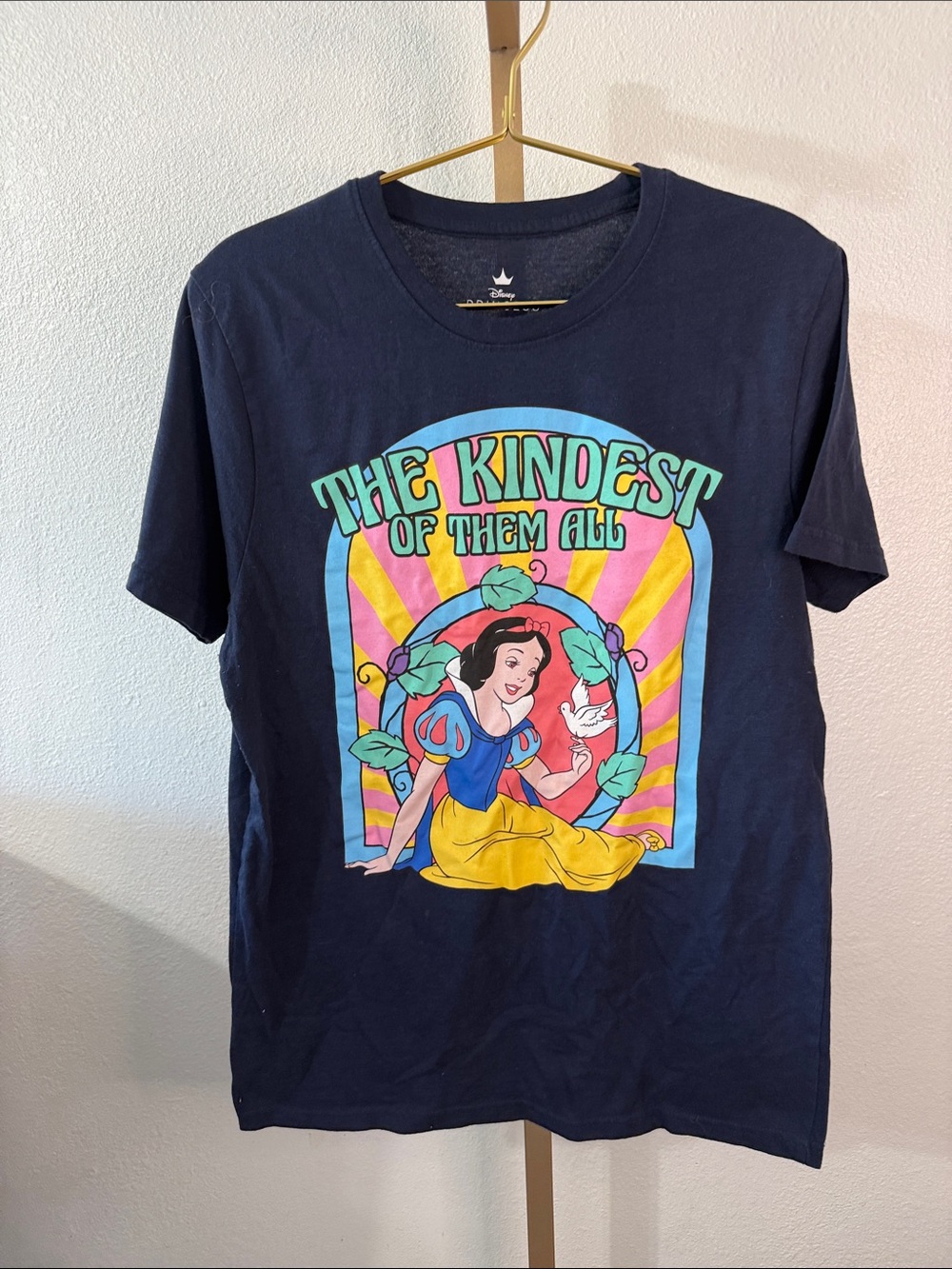 Navy Graphic Tee - The Kindest of Them All- Disney- Medium